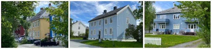 Hus i Lerkendalsområdet