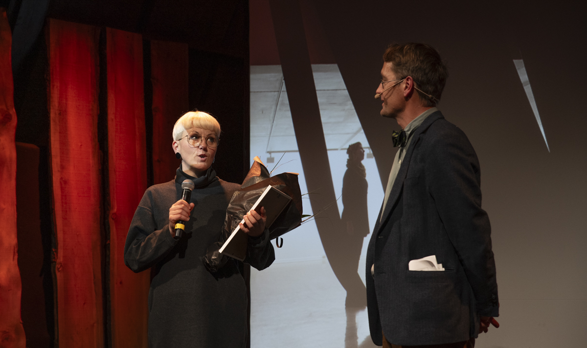 bykunstner i 2026 Edvine Larssen og byr&aring;d for kultur, idrett og friluftsliv, Trond &Aring;m