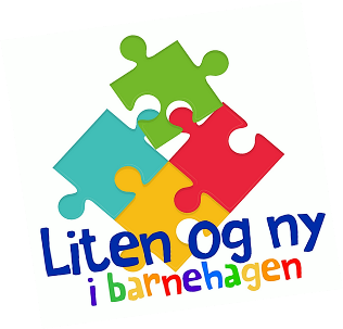 Liten og ny i barnehagen logo