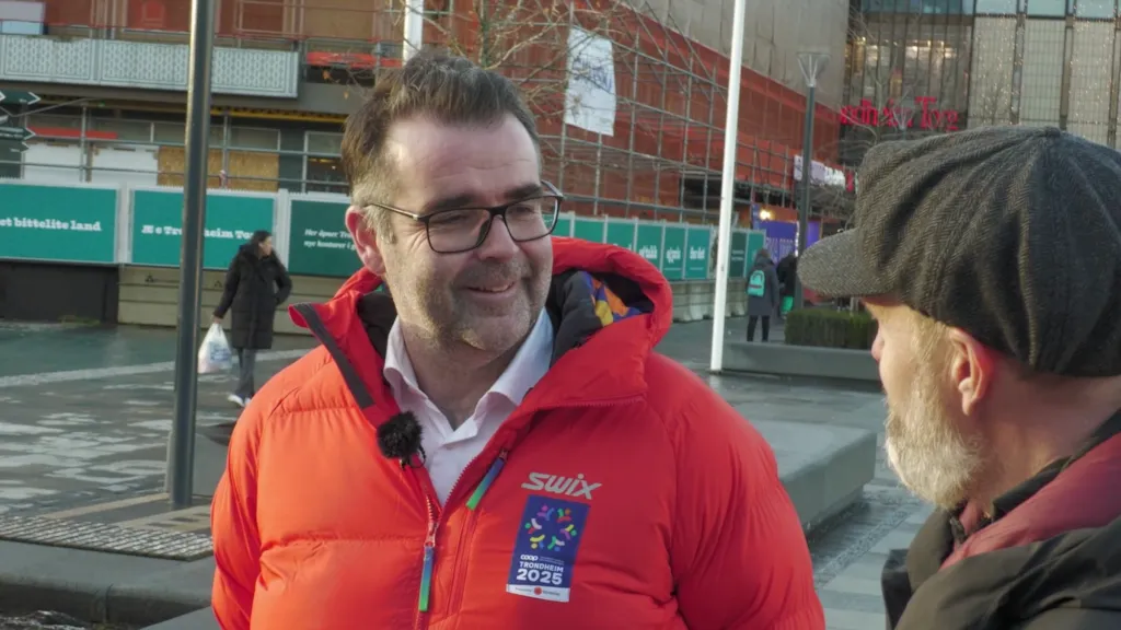 Foto av ordføreren på Torget