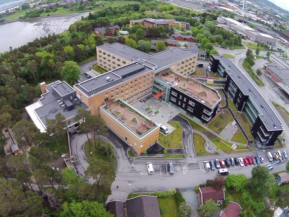 Lade hjemmetjeneste sin administrasjonsbygning fra ovenfra