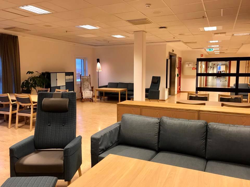 En av v&aring;re tre fellesstuer