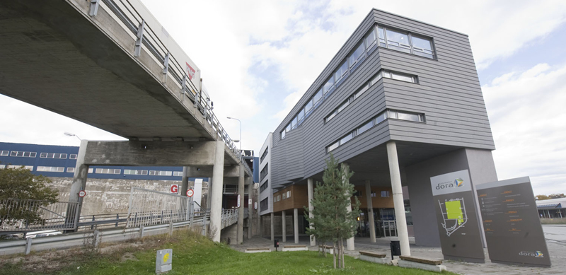 To høye bygninger på Dora