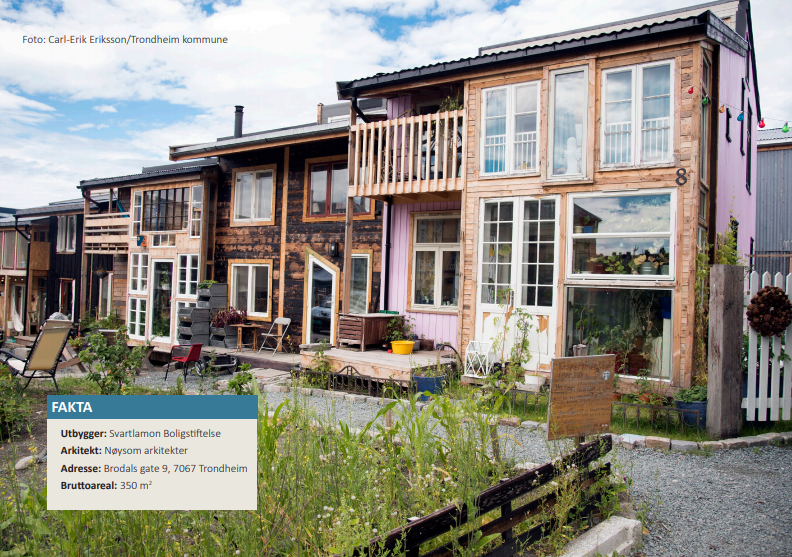 Bilde av eksperimentboligene p&aring; Svartlamon