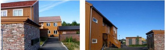 Gjenbrukshuset Foto: Tidligere HS&Oslash; arkitekter, i dag "Arkitektene VIS-A-VIS AS".