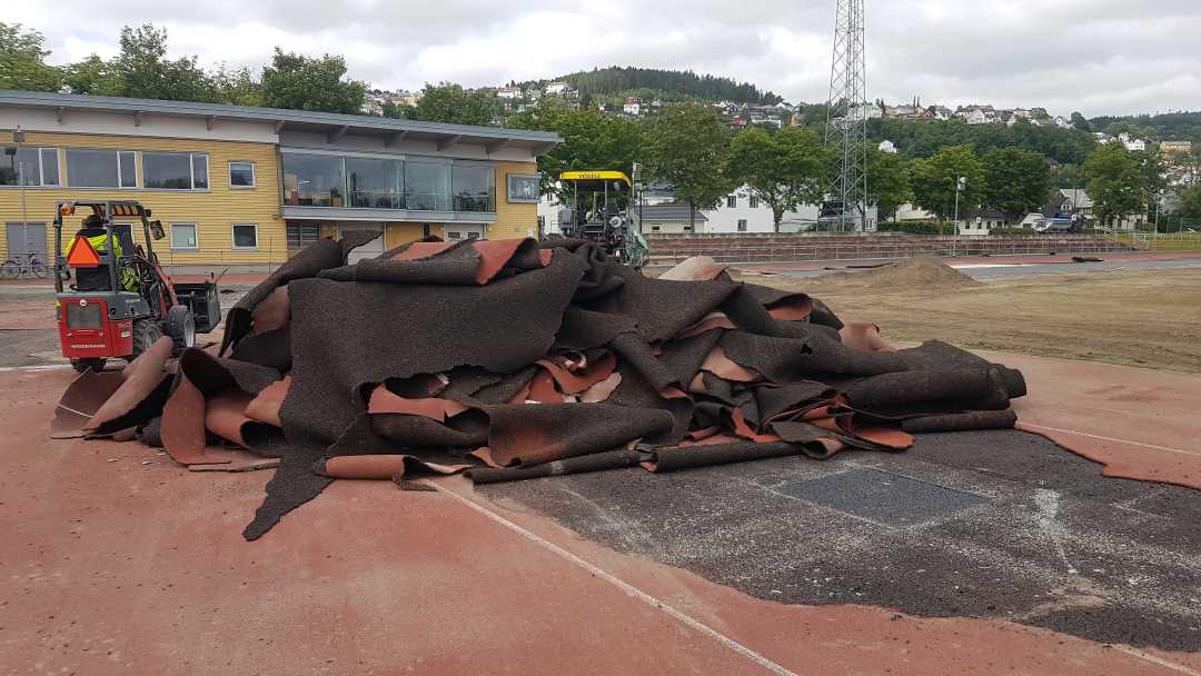 Trondheim stadion har forfalt mye de siste &aring;rene, og trengte n&aring; en skikkelig shining.