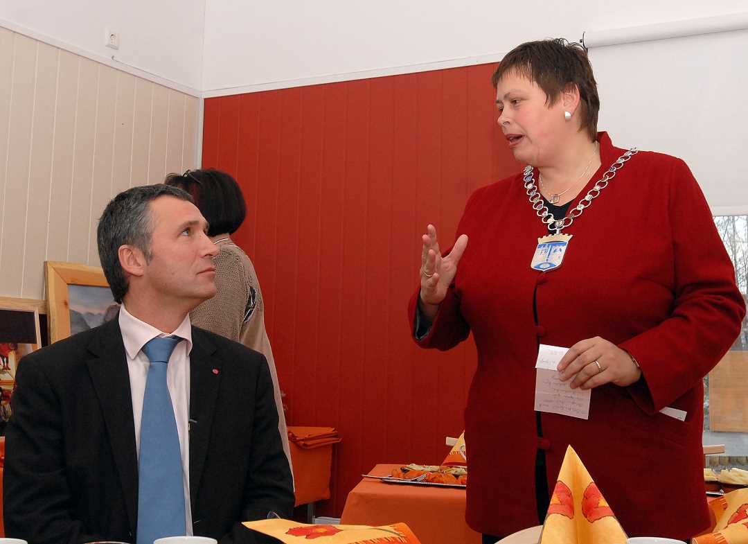 Rita Ottervik og Jens Stoltenberg i 2006