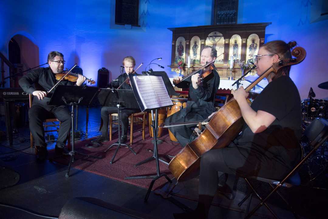 Trondheimssolistene p&aring; en scene.