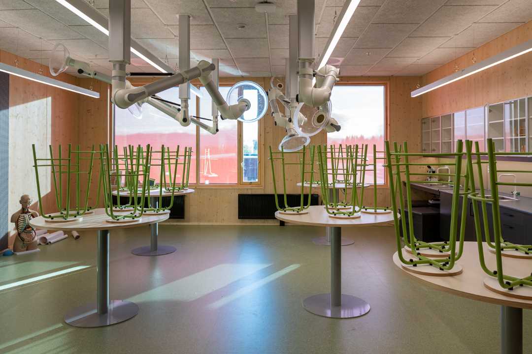 Oversiktsbilde av naturfagsrommet