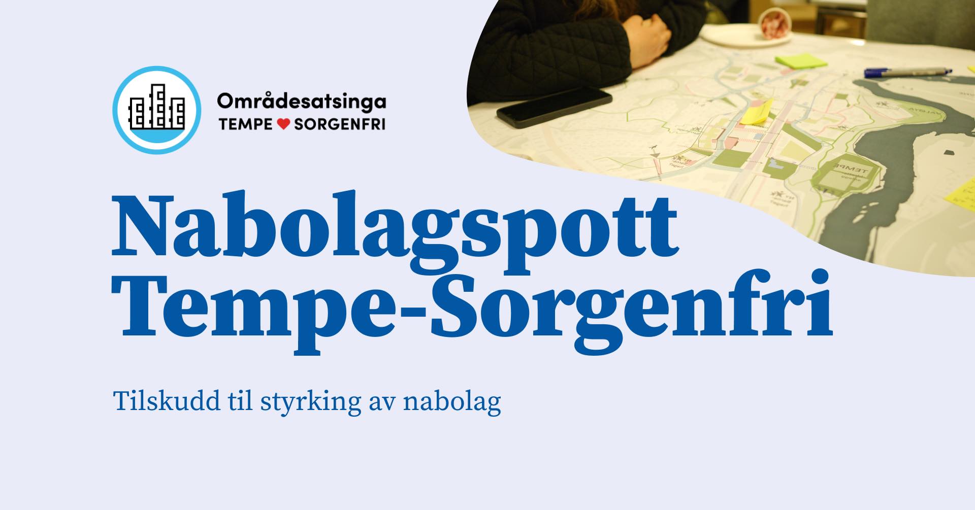 Bilde med teksten Nabolagspott Tempe Sorgenfri