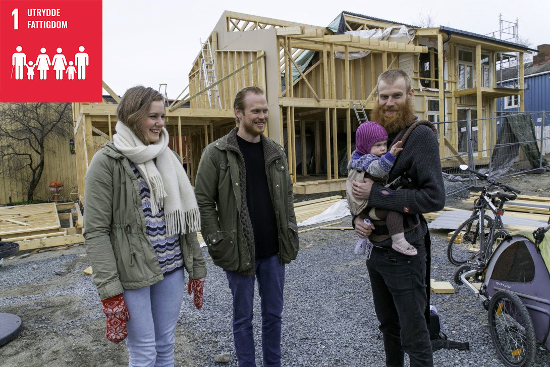 Bilde av beboere på Svartlamon.