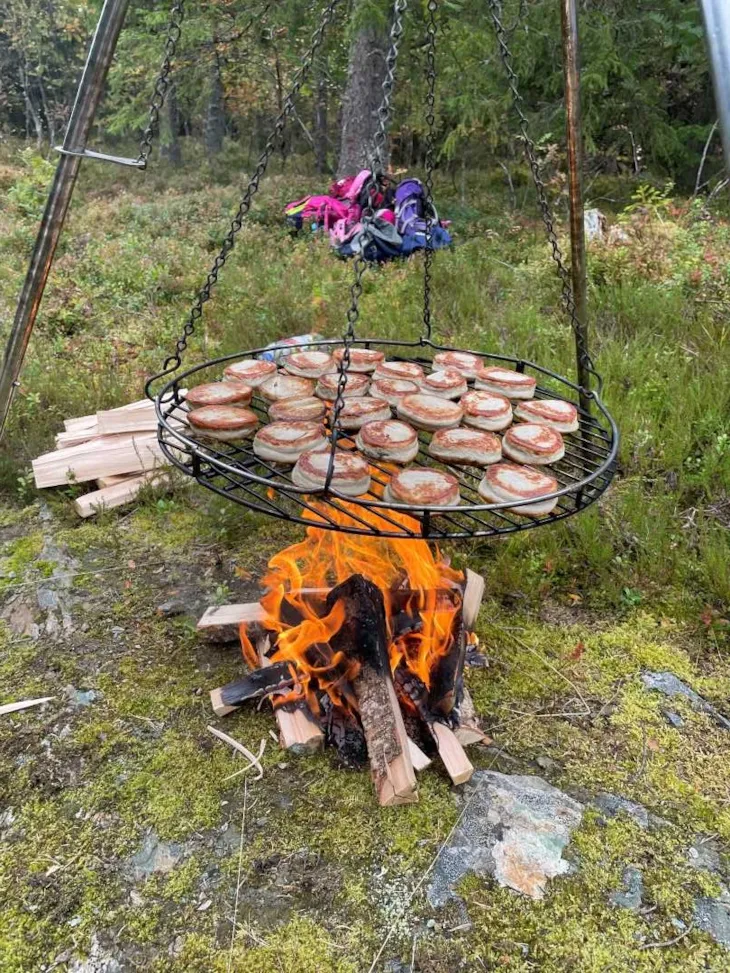 Grilling av fiskekaker