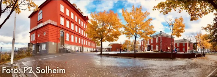 Panoramabilde av Bispehaugen skole