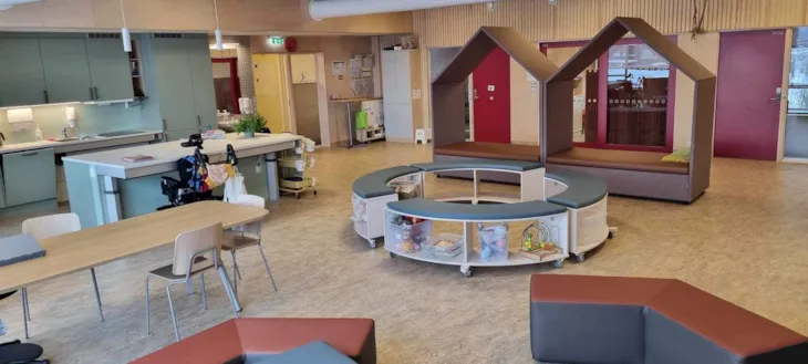 Interiørbilde fra Stavsetbasen