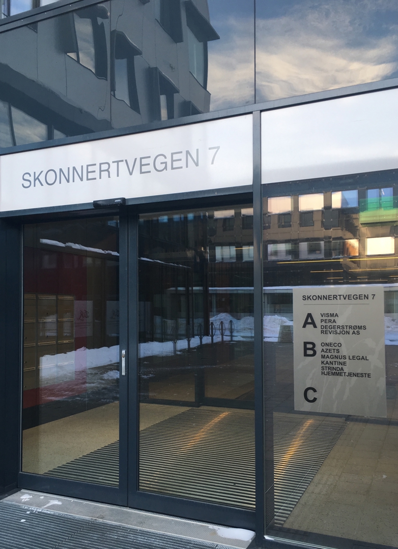 Hovedinngang Skonnertvegen 7, 7053 Ranheim