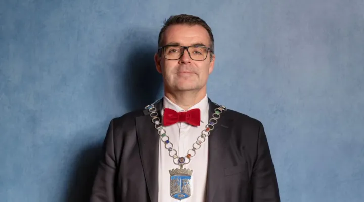 Ordfører Kent Ranum med ordførerkjede