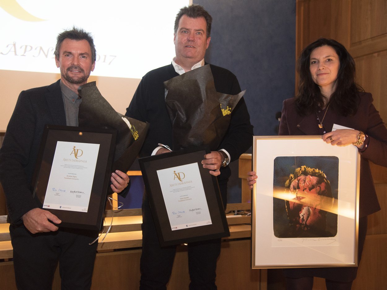 Fra venstre: Stein Vanebo, Kristian Digre og May-Britt Hansen.