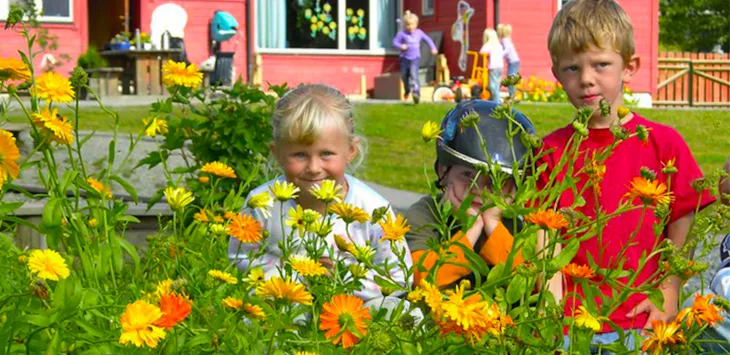 Barn i Gr&oslash;nn Barneby