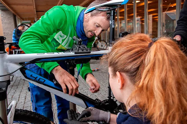 Reparasjon av sykkel