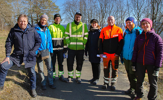 Ansatte fra Trondheim bydrift og Miljøenheten