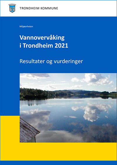 Rapportforside: Vannovervåking i Trondheim 2021