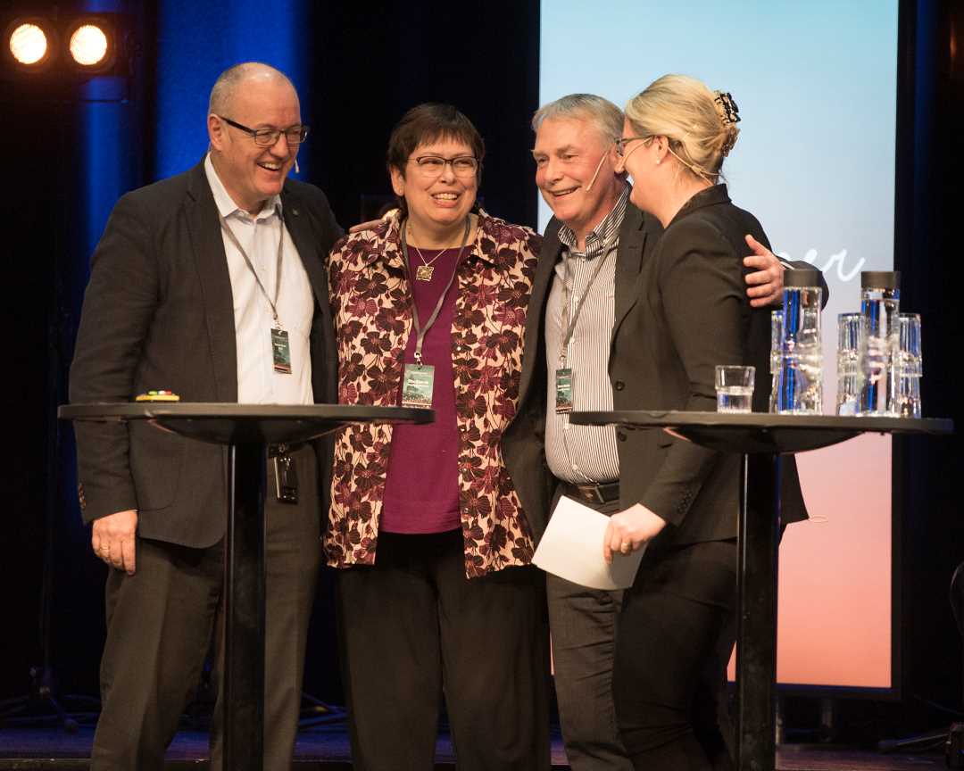 Rita Ottervik og Morten Wolden med flere