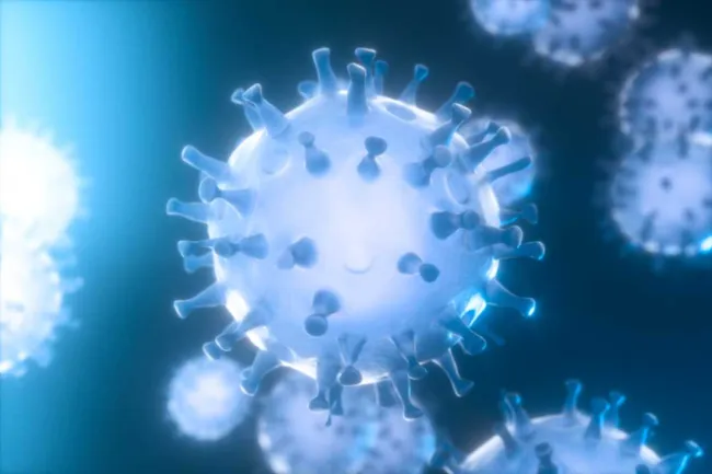 Illustrasjon av koronavirus