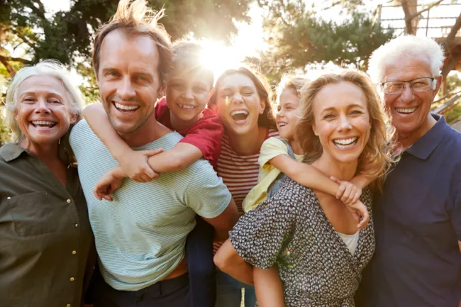 Familie med flere generasjoner