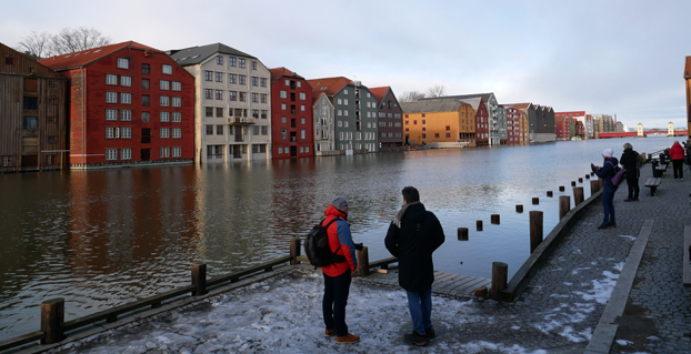 Springflo i Nidelva