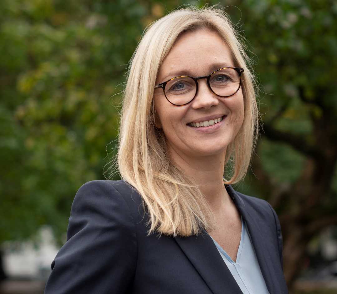 Portrettbilde av organisasjonsdirektør Trude Kjeldstad.